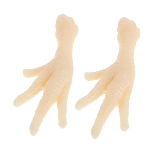 OUNONA 2 Stück Simuliertes Hühnerfußmodell Gefälschte Lebensmittel Realistisch Realistische Lebensmittelrequisiten Simuliertes Essensspielzeug Simulationsfutter PVC OUNONA 2 Stück Simuliertes Hühnerfußmodell Gefälschte Lebensmittel Realistisch Realistische Lebensmittelrequisiten Simuliertes Essensspielzeug Simulationsfutter PVC von OUNONA