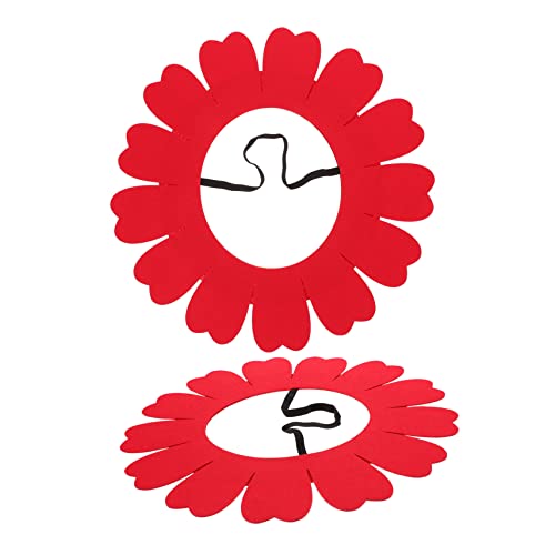 OUNONA 2 Stück Teiliges Sonnenblumen Kopfteil Großes Rotes Party Kostüm Zubehör für Spiele Auftritte Karneval und Musikfestivals OUNONA 2 Stück Teiliges Sonnenblumen Kopfteil Großes Rotes Party Kostüm Zubehör für Spiele Auftritte Karneval und Musikfestivals von OUNONA