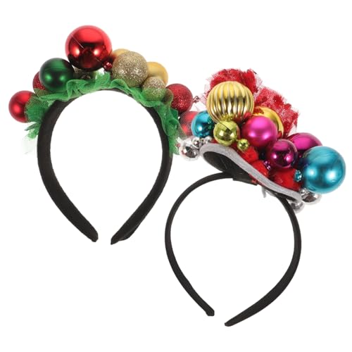 OUNONA 2 Stück Teiliges Weihnachts Haarreifen mit Glocken Leichtes Langlebiges Festival Haarband für Erwachsene Praktische und Attraktive Kopfbedeckung für Karneval und Party OUNONA 2 Stück Teiliges Weihnachts Haarreifen mit Glocken Leichtes Langlebiges Festival Haarband für Erwachsene Praktische und Attraktive Kopfbedeckung für Karneval und Party von OUNONA