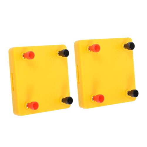 OUNONA 2 Stück Versuchsausrüstung Für Schaltung Platine Für Elektronikbausatz Für Labor -lernwerkzeuge Geräte Für Physikalische Experimente Platinenbausatz Yellow Plastik von OUNONA