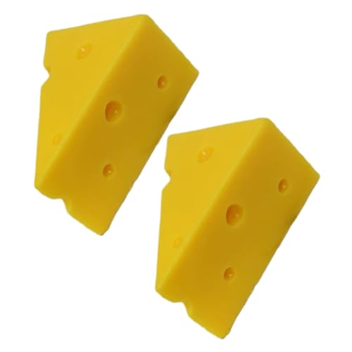 OUNONA 2 Stück Vivid Cheese Model Realistisches für Fotografie und Partydekoration Käsesimulation für Bäckerei Displays und Lustiges Kleine OUNONA 2 Stück Vivid Cheese Model Realistisches für Fotografie und Partydekoration Käsesimulation für Bäckerei Displays und Lustiges Kleine von OUNONA