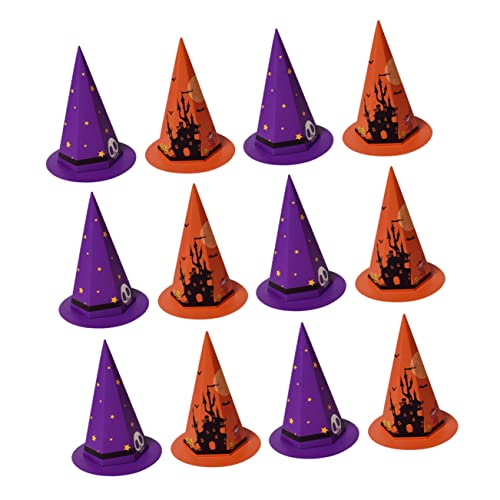OUNONA 20 Stück Halloween Geschenkbüchsen Lustige Karton Hut Boxen für Halloween Feiern für Süßigkeiten Kekse und Partygeschenke Lila Orange OUNONA 20 Stück Halloween Geschenkbüchsen Lustige Karton Hut Boxen für Halloween Feiern für Süßigkeiten Kekse und Partygeschenke Lila Orange von OUNONA