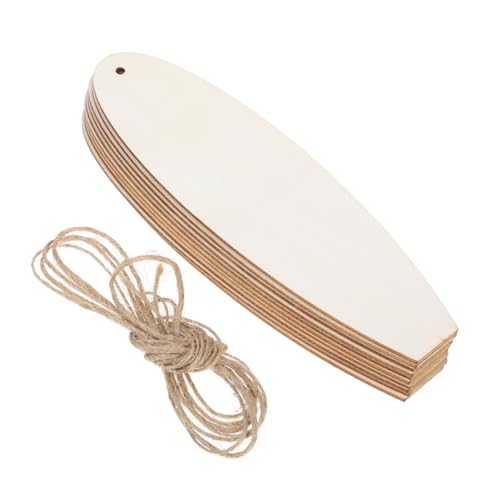 OUNONA 20 Stück Surfboard Decoration Pendants Surfbrett- Holzspäne Khaki OUNONA 20 Stück Surfboard Decoration Pendants Surfbrett- Holzspäne Khaki von OUNONA