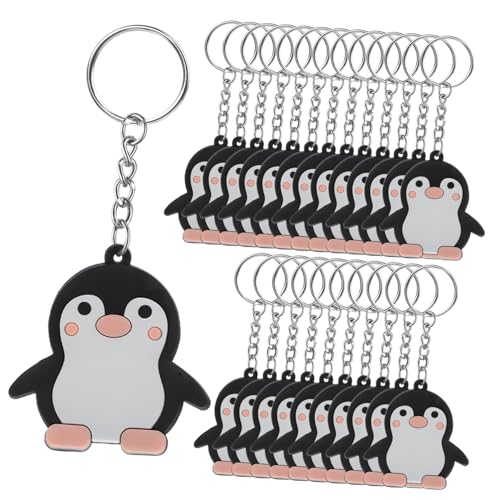 OUNONA 24 Stück Teiliges Pinguin Schlüsselanhänger Langlebiger Leichter Taschenanhänger und Partygeschenk Niedliche Tier Deko für Rucksack Geldbörse für Pinguinliebhaber Party Mitgebsel von OUNONA