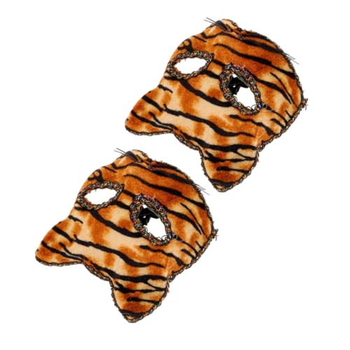 OUNONA 2pcs Tiermasken Für Maskerade Ball Cosplay Mask Tiger Maske Halbgesicht Maske Cosplay Party Maske Halloween Party Maske Tiermaske Requisite Für Maskerade OUNONA 2pcs Tiermasken Für Maskerade Ball Cosplay Mask Tiger Maske Halbgesicht Maske Cosplay Party Maske Halloween Party Maske Tiermaske Requisite Für Maskerade von OUNONA