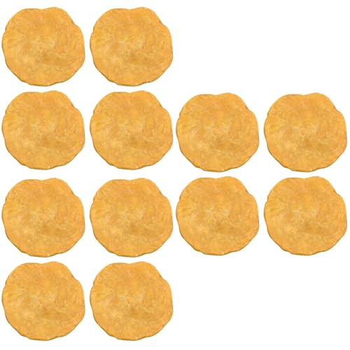 OUNONA 3 Sätze Geldwanzen- Tischschmuck Modell Desktop-ornament Schüler Unterrichten Pädagogisches Probe Versteinerter Nummulite Dekoration Orange 4 Stück * 3 von OUNONA