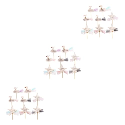 OUNONA 3 Sätze Teiliges Set Kreativer Tortendekoration Cartoon Schwan Cake Topper Für Geburtstag Heimfeier Niedliche Mini Dessert Dekoration Für Partys Und Diy Projekte 8 Stück * 3 OUNONA 3 Sätze Teiliges Set Kreativer Tortendekoration Cartoon Schwan Cake Topper Für Geburtstag Heimfeier Niedliche Mini Dessert Dekoration Für Partys Und Diy Projekte 8 Stück * 3 von OUNONA