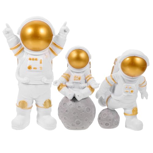 OUNONA 3 Stück Astronauten Tortendeko aus PVC Weltraum Kuchen Toppers für Geburtstagsfeiern Hochwertige Figuren für Kreative Tischdekoration und Unvergessliche Fotomomente OUNONA 3 Stück Astronauten Tortendeko aus PVC Weltraum Kuchen Toppers für Geburtstagsfeiern Hochwertige Figuren für Kreative Tischdekoration und Unvergessliche Fotomomente von OUNONA