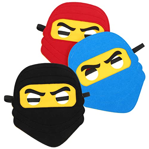 OUNONA 3 Stück Cosplay Maske aus Filz Piratenaugenmaske Rot Blau und Schwarz für Karneval Halloween und Mottopartys Elastisch und Atmungsaktiv OUNONA 3 Stück Cosplay Maske aus Filz Piratenaugenmaske Rot Blau und Schwarz für Karneval Halloween und Mottopartys Elastisch und Atmungsaktiv von OUNONA