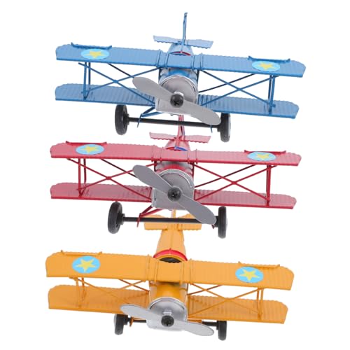 OUNONA 3 Stück Fighter Model Ornamente Heimdekor-Desktop-Ornament Metallflugzeugfigur Retro -Flugzeugmodell Vintage-Flugzeug-Partydekorationen Flugzeugschmuck Flugzeug-Gastgeschenke Eisen OUNONA 3 Stück Fighter Model Ornamente Heimdekor-Desktop-Ornament Metallflugzeugfigur Retro -Flugzeugmodell Vintage-Flugzeug-Partydekorationen Flugzeugschmuck Flugzeug-Gastgeschenke Eisen von OUNONA