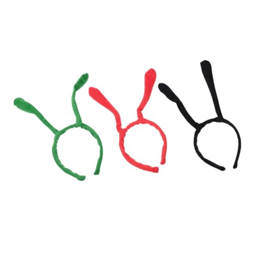 OUNONA 3 Stück Haarreif Teiliges Bienen Design Weiches Stoffmaterial Rutschfest Bequem Niedliches Party Haarband für Mädchen Attraktiver Kopfschmuck für Kostümpartys und Festliche von OUNONA