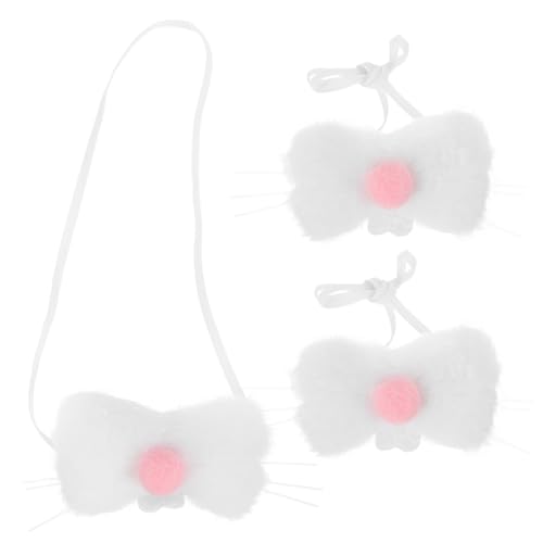 OUNONA 3 Stück Plüsch Hasennase Kuscheliges Bunny Cosplay Kostüm Zubehör für Ostern Kinderfest Osterhasen Nase Niedliche Verkleidung für Festliche Auftritte OUNONA 3 Stück Plüsch Hasennase Kuscheliges Bunny Cosplay Kostüm Zubehör für Ostern Kinderfest Osterhasen Nase Niedliche Verkleidung für Festliche Auftritte von OUNONA