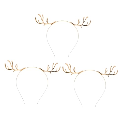 OUNONA 3 Stück Rentier-haarreif mit Funkelnden Strass-hirschgeweihen Leichter und Bequemer Festtags-haarreifen für Weihnachten Halloween Karneval und Cosplay-feiern OUNONA 3 Stück Rentier-haarreif mit Funkelnden Strass-hirschgeweihen Leichter und Bequemer Festtags-haarreifen für Weihnachten Halloween Karneval und Cosplay-feiern von OUNONA
