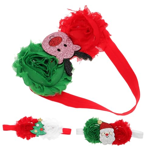 OUNONA 3 Stück Teiliges Weihnachts Stirnband Set für Süße Haaraccessoires für Halloween und Geburtstagsfeiern für Tägliche Nutzung und Besondere Anlässe von OUNONA