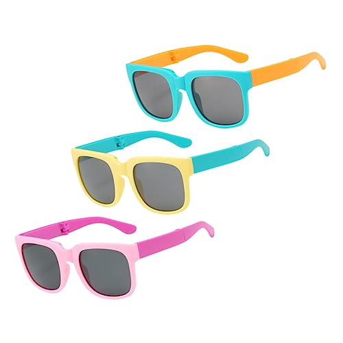 OUNONA 3Paare Faltbare Sonnenbrillen Stilvolle Schutzbrille für Jungen für Strandpartys Freizeitaktivitäten Leicht OUNONA 3Paare Faltbare Sonnenbrillen Stilvolle Schutzbrille für Jungen für Strandpartys Freizeitaktivitäten Leicht von OUNONA