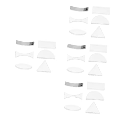 OUNONA 4 Sätze 6tlg Linsensatz Labor Optische Linse Reflektorfotografie Optische Linsen Konkave Und Konvexe Linsen Prismen Konkave Konvexe Linse Optische Geräte Transparent Aggreko von OUNONA