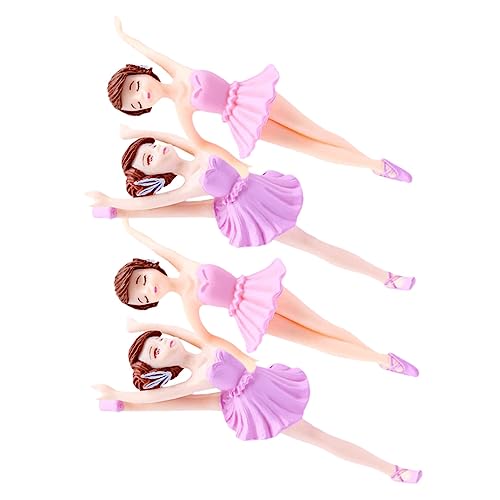 OUNONA 4 Stück Ballerina Cupcake Topper Tanzende Figuren für Kuchen Dekoration Geburtstagsfeiern Babypartys und Hochzeiten OUNONA 4 Stück Ballerina Cupcake Topper Tanzende Figuren für Kuchen Dekoration Geburtstagsfeiern Babypartys und Hochzeiten von OUNONA