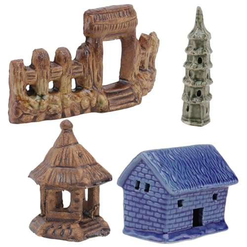 OUNONA 4 Stück Dekorationen für Aquarien Tank Ornament Fisch Panzer klein Landschaftsstütze einfache Aquariendekoration schickes Handwerk Aquarienversorgung Keramik Zufällige Farbe OUNONA 4 Stück Dekorationen für Aquarien Tank Ornament Fisch Panzer klein Landschaftsstütze einfache Aquariendekoration schickes Handwerk Aquarienversorgung Keramik Zufällige Farbe von OUNONA