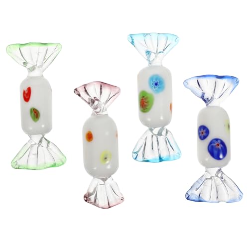 OUNONA 4 Stück Glas Bonbondosen Spielzeugdeckel Weihnachtsbonbons Ornament Schmuck Schokoriegelformen Hausdekorationen Für Zuhause Neon Dekorative Durchsichtige Gläser OUNONA 4 Stück Glas Bonbondosen Spielzeugdeckel Weihnachtsbonbons Ornament Schmuck Schokoriegelformen Hausdekorationen Für Zuhause Neon Dekorative Durchsichtige Gläser von OUNONA