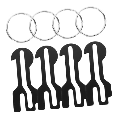 OUNONA 4 Stück Schlüsselanhänger für Einkaufswagen Abziehbare Trolley Token für Komfortables Einkaufen Tragbar und Leicht Robustes Design für Tägliche Nutzung OUNONA 4 Stück Schlüsselanhänger für Einkaufswagen Abziehbare Trolley Token für Komfortables Einkaufen Tragbar und Leicht Robustes Design für Tägliche Nutzung von OUNONA