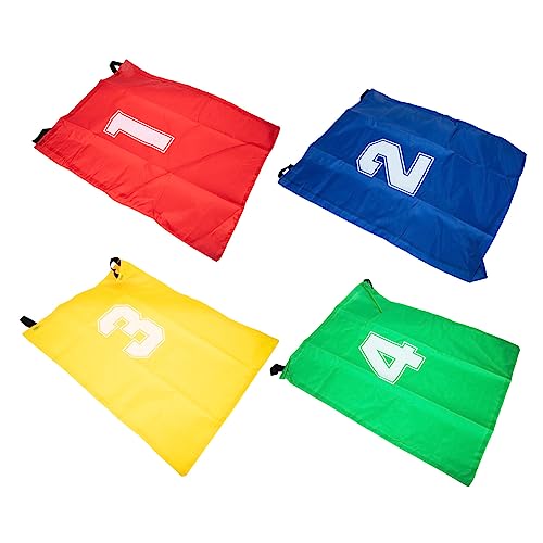 OUNONA 4 Stück Sprungsäcke für Wettkämpfe Interaktive Outdoor Spielzeuge für Geburtstagsfeiern Schulwettbewerbe und Gartenaktivitäten von OUNONA