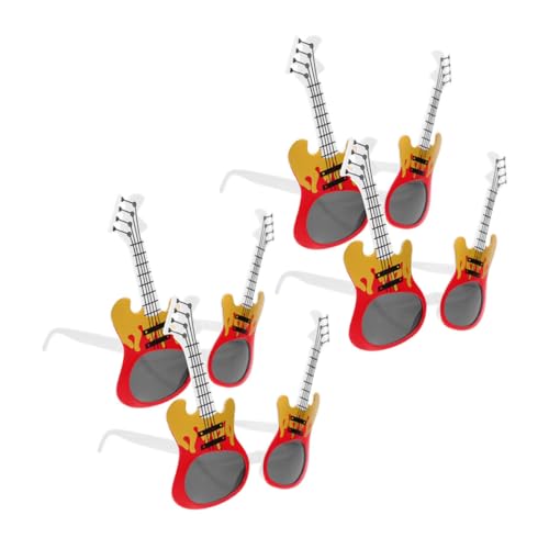 OUNONA 4-teilige Gitarren-sonnenbrillen Im Rock-stil: Verkleidungsbrillen Für Musikveranstaltungen Und Partys – Sonnenbrillen, Coole Partygeschenke Für Feiertagsfeiern OUNONA 4-teilige Gitarren-sonnenbrillen Im Rock-stil: Verkleidungsbrillen Für Musikveranstaltungen Und Partys – Sonnenbrillen, Coole Partygeschenke Für Feiertagsfeiern von OUNONA
