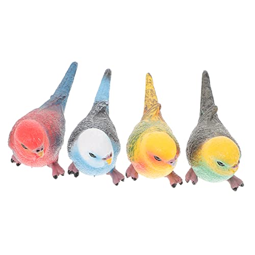 OUNONA 4 Stück Künstliche Papageien Figuren aus Kunststoff für Garten Dekoration Realistische Vogelfiguren Dekorative Ornamente für und Außenbereich Spielzeug für Kinder OUNONA 4 Stück Künstliche Papageien Figuren aus Kunststoff für Garten Dekoration Realistische Vogelfiguren Dekorative Ornamente für und Außenbereich Spielzeug für Kinder von OUNONA