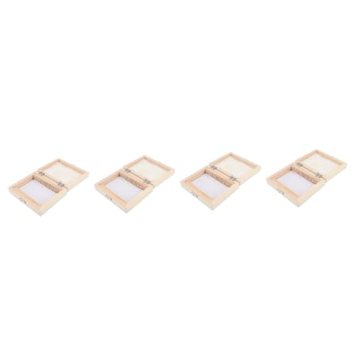 OUNONA 4er-box Biologische Slice-box Deckel Mikroskopische Objektträger Gefäßwerkzeuge Korb Bausatz Kästen Für Mikroskop-objektträger Gitter Laborzubehör Fleck Verpackung Holz Beige OUNONA 4er-box Biologische Slice-box Deckel Mikroskopische Objektträger Gefäßwerkzeuge Korb Bausatz Kästen Für Mikroskop-objektträger Gitter Laborzubehör Fleck Verpackung Holz Beige von OUNONA