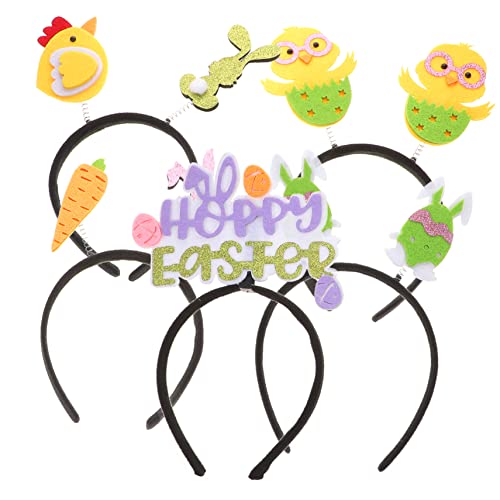OUNONA 5 Stück Haarreif Cartoon Haarschmuck für Mädchen Fröhliche Hasen und Eier Designs Haaraccessoires für Ostern Partys und Fotoshootings OUNONA 5 Stück Haarreif Cartoon Haarschmuck für Mädchen Fröhliche Hasen und Eier Designs Haaraccessoires für Ostern Partys und Fotoshootings von OUNONA