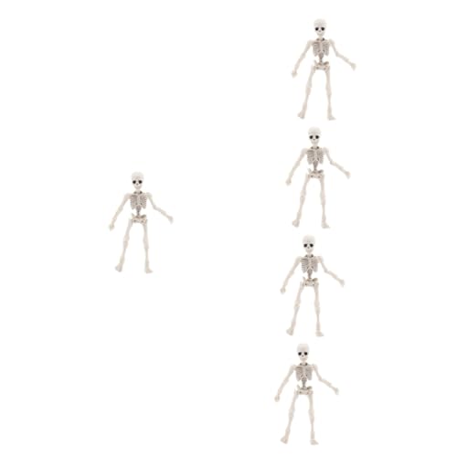 OUNONA 5St Skelett Mann Modell Kostüme für Erwachsene Kessel-Halloween- Halloween-Skelett Hai halloween dekoration halloween-dekoration Skelettmodell künstliches Skelett Plastik Weiß OUNONA 5St Skelett Mann Modell Kostüme für Erwachsene Kessel-Halloween- Halloween-Skelett Hai halloween dekoration halloween-dekoration Skelettmodell künstliches Skelett Plastik Weiß von OUNONA