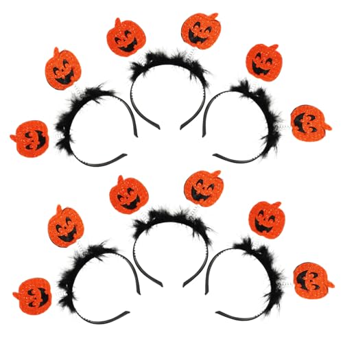 OUNONA 6 Stück Kürbis Haarreif Halloween Kopfschmuck für Kostüm Karneval Cosplay Maskerade und Partys Lustige Dekoration für Halloween Feierlichkeiten OUNONA 6 Stück Kürbis Haarreif Halloween Kopfschmuck für Kostüm Karneval Cosplay Maskerade und Partys Lustige Dekoration für Halloween Feierlichkeiten von OUNONA
