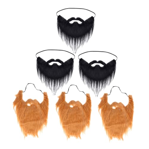 OUNONA 6 Stück Teiliges Falsche für Männer Realistische Halloween Kostüm Bartornamente Leichte und Natürliche Fake für Cosplay Party und Verkleidung Ultrafeine Fasern Bequemes Tragen OUNONA 6 Stück Teiliges Falsche für Männer Realistische Halloween Kostüm Bartornamente Leichte und Natürliche Fake für Cosplay Party und Verkleidung Ultrafeine Fasern Bequemes Tragen von OUNONA