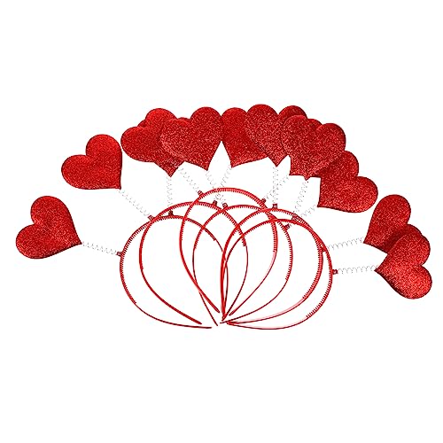 OUNONA 6 Stück Teiliges Rotes Herz Stirnband Dekoratives Haarband für Valentinstag Party Haarreif Leicht und Komfortabel Charmantes Haarschmuck Accessoire für Damen und Festlichkeiten OUNONA 6 Stück Teiliges Rotes Herz Stirnband Dekoratives Haarband für Valentinstag Party Haarreif Leicht und Komfortabel Charmantes Haarschmuck Accessoire für Damen und Festlichkeiten von OUNONA