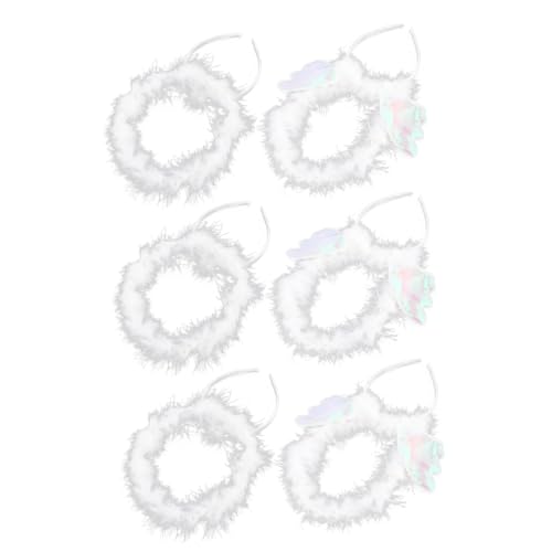 OUNONA 6 Stück Teiliges Stirnband Kostümzubehör für Damen und Mädchen Heiligenschein und Haarreif für Halloween Karneval Cosplay und Festliche Anlässe als Foto Requisiten für Fröhliche OUNONA 6 Stück Teiliges Stirnband Kostümzubehör für Damen und Mädchen Heiligenschein und Haarreif für Halloween Karneval Cosplay und Festliche Anlässe als Foto Requisiten für Fröhliche von OUNONA