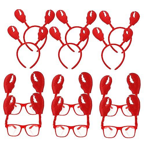 OUNONA 6Sätze Stirnbänder Süßes Kostümzubehör für Krabbenparty Halloween für Kindergeburtstage Cosplay Themenpartys Sicher im Design OUNONA 6Sätze Stirnbänder Süßes Kostümzubehör für Krabbenparty Halloween für Kindergeburtstage Cosplay Themenpartys Sicher im Design von OUNONA