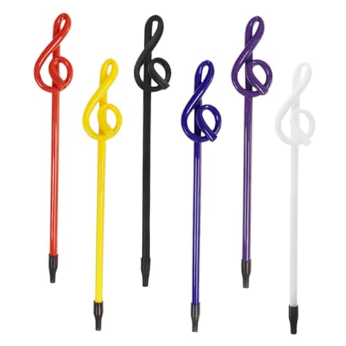 OUNONA 6pcs Musikmotivstiftmusik Notizen Pen Kinder Stift Cartoon Business Pen Musikinstrumente Schreibwaren Für Schulkinder Supplies von OUNONA