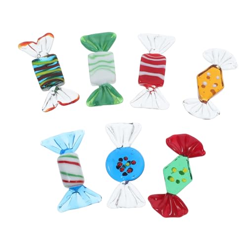 OUNONA 7 Stück Süßigkeiten-Foto-Requisiten Ornamente Süßigkeitendekoration Wohnkultur groß funkeln kleine Figuren süße kleine Verzierungen süße Verzierung Glas Transparent OUNONA 7 Stück Süßigkeiten-Foto-Requisiten Ornamente Süßigkeitendekoration Wohnkultur groß funkeln kleine Figuren süße kleine Verzierungen süße Verzierung Glas Transparent von OUNONA