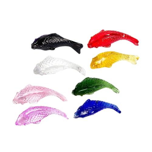OUNONA 8 Stück Glasfisch Ornament Karpfen Realistische Kleine Dekoration Tisch Bob Party Aquarium Ornamente Figur Fischdekor Schwimmende Fische Dekorative Aquarium Dekoration OUNONA 8 Stück Glasfisch Ornament Karpfen Realistische Kleine Dekoration Tisch Bob Party Aquarium Ornamente Figur Fischdekor Schwimmende Fische Dekorative Aquarium Dekoration von OUNONA