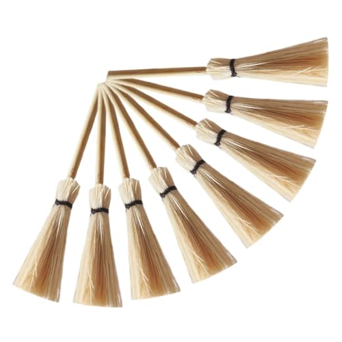 OUNONA 8 Stück Mini-Besen Mini-Puppenhauszubehör Puppenhausmöbel Miniaturspielzeug Puppenhaus-Miniaturmopp Mini-Puppenhausbesen Puppenstubenbrot Mini-Marke Bambus Beige OUNONA 8 Stück Mini-Besen Mini-Puppenhauszubehör Puppenhausmöbel Miniaturspielzeug Puppenhaus-Miniaturmopp Mini-Puppenhausbesen Puppenstubenbrot Mini-Marke Bambus Beige von OUNONA