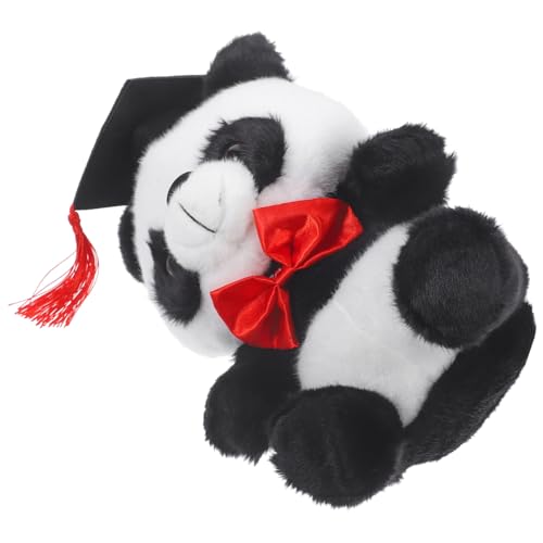 OUNONA Abschluss-Panda-Figur Puppe Niedlicher Plüsch-Panda Zum Abschluss Kuscheltier Abschlusspanda Abschluss-Cartoon-Panda Gefüllter Panda Rot Baumwolle OUNONA Abschluss-Panda-Figur Puppe Niedlicher Plüsch-Panda Zum Abschluss Kuscheltier Abschlusspanda Abschluss-Cartoon-Panda Gefüllter Panda Rot Baumwolle von OUNONA