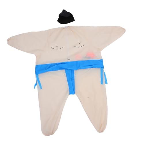 OUNONA Aufblasbares Sumoringer Kostüm für Erwachsene Lustiges Universelles Wrestling Outfit Bequemes Leichtes Material Einzigartiges Design für Halloween Karneval und Partyspaß von OUNONA