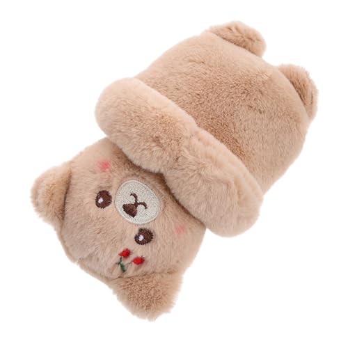OUNONA Autodekorationspuppe Streifenwagen Roter Panda Stofftier Panda Und Weißer Bär Aus Plüsch Plüsch-Panda Plüschtiere Mit Panda-anhänger Pandabär Stofftier Schicht Ornamente Polyester von OUNONA