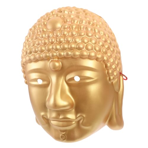 OUNONA Buddha Maske für Halloween Maskerade Leichte Kostüm Maske Langlebigem Material Kreatives Buddha Design für Verschiedene Anlässe für Karneval Cosplay Partydekoration von OUNONA