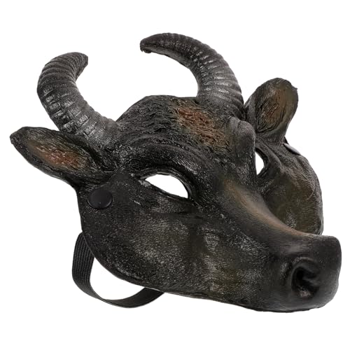 OUNONA Bullkopf Maske Cosplay Tier Maske für Halloween und Partys Leicht Atmungsaktiv Vielseitig Einsetzbar für Kostümpartys und Festivals OUNONA Bullkopf Maske Cosplay Tier Maske für Halloween und Partys Leicht Atmungsaktiv Vielseitig Einsetzbar für Kostümpartys und Festivals von OUNONA
