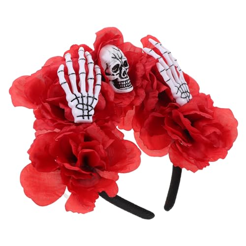 OUNONA Damen Halloween Stirnband mit und Knochen Details Vielseitiges Haar Accessoire für Gruselige Partys und Rollenspiele OUNONA Damen Halloween Stirnband mit und Knochen Details Vielseitiges Haar Accessoire für Gruselige Partys und Rollenspiele von OUNONA