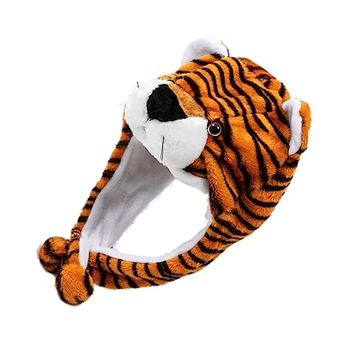 OUNONA Dekorativer Tigerhut für Bequeme Wintermütze Elastischer mit Tierischem Design für Geburtstagsfeiern und Kostümpartys Hochwertigem Material Gefertigt OUNONA Dekorativer Tigerhut für Bequeme Wintermütze Elastischer mit Tierischem Design für Geburtstagsfeiern und Kostümpartys Hochwertigem Material Gefertigt von OUNONA