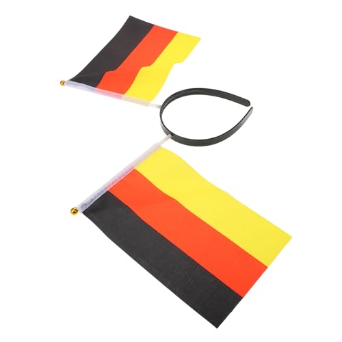 OUNONA Deutschland Flagge Haarband Verstellbarer Kopfschmuck für Deutschland Festival für Fußball Partys und Patriotische Anlässe OUNONA Deutschland Flagge Haarband Verstellbarer Kopfschmuck für Deutschland Festival für Fußball Partys und Patriotische Anlässe von OUNONA