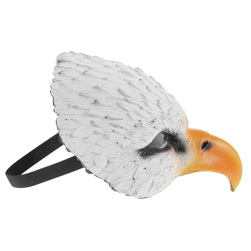 OUNONA Eagle Mask für Halloween PU Tiermaske Halbgesichtsmaske für Karneval Cosplay und Partys Geeignet für Männer und Frauen Einzigartiges Design für Festliche von OUNONA