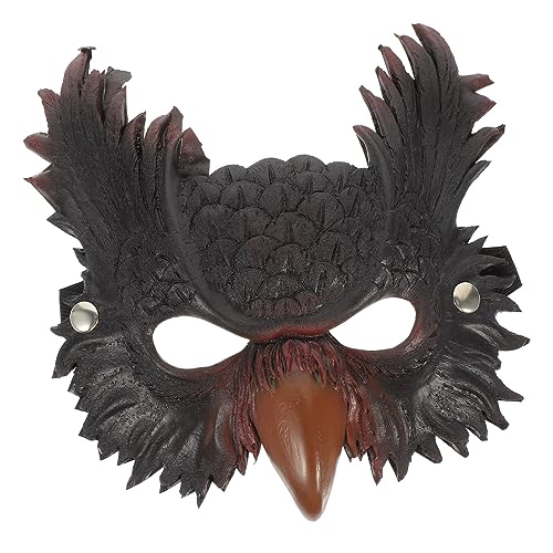 OUNONA Eulenmaske für Halloween Kostüm Dekorative Cosplay Maske Lustige Tiermaske für Karneval Geburtstagsfeiern Maskerade Bühnenauftritte Zufällige Farbe von OUNONA