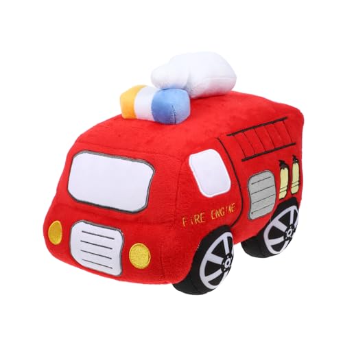 OUNONA Feuerwehrauto Plüsch für Weiches Cartoon Feuerwehrauto oder Dekoration für Wohnzimmer und Schlafzimmer für Kleine Feuerwehrfans OUNONA Feuerwehrauto Plüsch für Weiches Cartoon Feuerwehrauto oder Dekoration für Wohnzimmer und Schlafzimmer für Kleine Feuerwehrfans von OUNONA